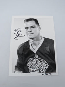 Terry Gray Los Angeles Kings Signed Autographed Original 7X5 Hockey Photo