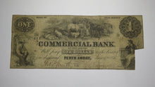 Load image into Gallery viewer, $1 1856 Perth Amboy New Jersey Obsolete Currency Bank Note Bill Commercial Bank