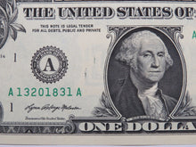 Load image into Gallery viewer, $1 2021 Minor Wet Ink Transfer Error Federal Reserve Bank Note Bill UNC++