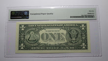 Load image into Gallery viewer, $1 1995 Radar Serial Number Federal Reserve Currency Bank Note Bill PMG UNC66EPQ