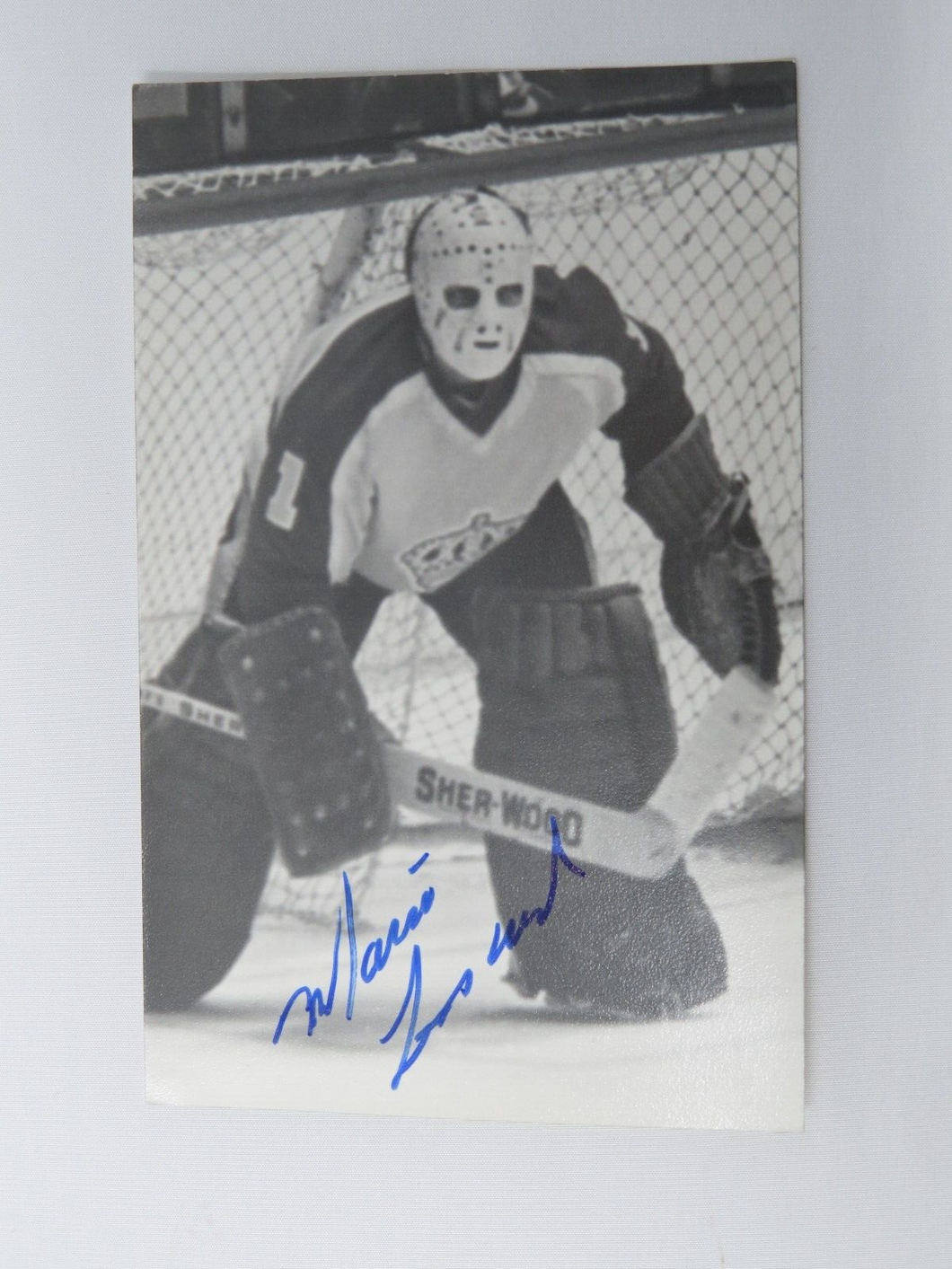 Mario Lessard Los Angeles Kings Signed Autographed Original 5X3 NHL Hockey Photo
