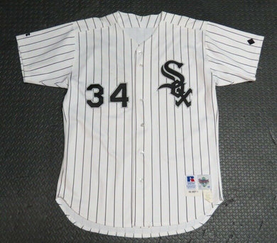 1992 Terry Leach Chicago White Sox Game Used Worn MLB Baseball Jersey!