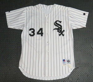 1992 Terry Leach Chicago White Sox Game Used Worn MLB Baseball Jersey!