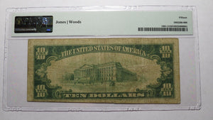 $10 1929 Bassett Virginia VA National Currency Bank Note Bill Ch #11976 F15 PMG