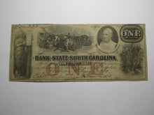 Load image into Gallery viewer, $1 1861 Charleston South Carolina SC Obsolete Currency Bank Note Bill Bank of SC