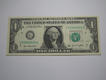 Load image into Gallery viewer, $1 2021 Radar Serial Number Federal Reserve Currency Bank Note Bill UNC 65866856