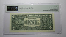 Load image into Gallery viewer, $1 2003 Radar Serial Number Federal Reserve Currency Bank Note Bill PMG UNC66EPQ
