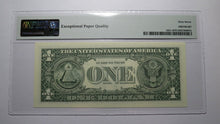 Load image into Gallery viewer, $1 2003 Radar Serial Number Federal Reserve Currency Bank Note Bill PMG UNC67EPQ