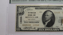 Load image into Gallery viewer, $10 1929 Montclair New Jersey NJ National Currency Bank Note Bill Ch #12268 VF20