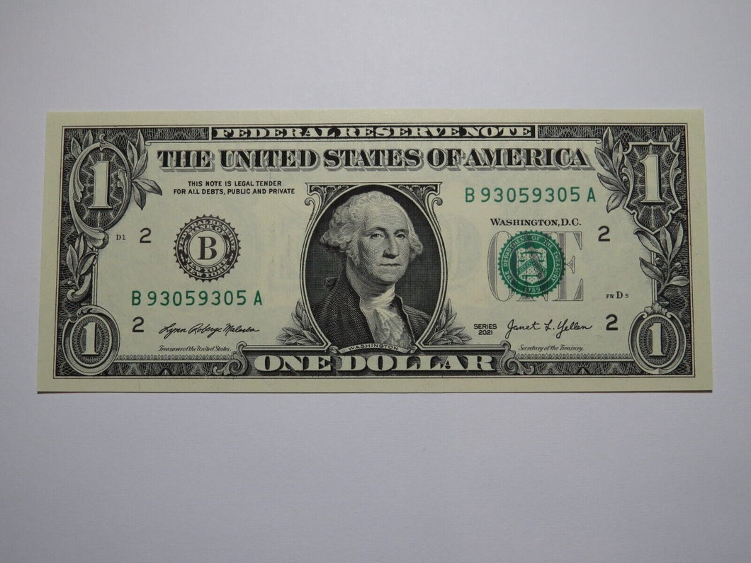 $1 2021 Repeater Serial Number Federal Reserve Currency Bank Note Bill #93059305