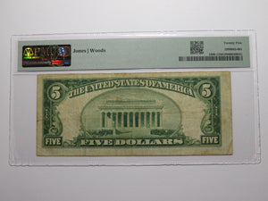 $5 1929 Laurel Mississippi National Currency Bank Note Bill Ch. #11898 VF25 PMG