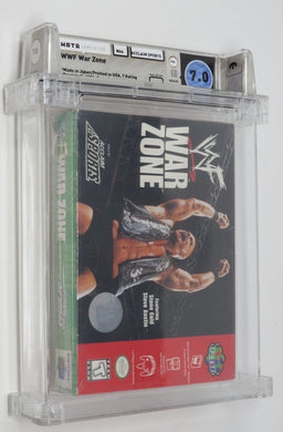 WWF War Zone Wrestling Nintendo 64 N64 Factory Sealed Video Game Wata Graded 7.0