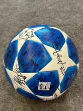Load image into Gallery viewer, 2018-19 Match Used Galatasaray UEFA Champions League Team Signed Soccer Ball