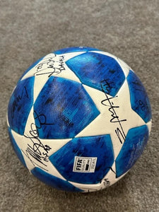 2018-19 Match Used Galatasaray UEFA Champions League Team Signed Soccer Ball