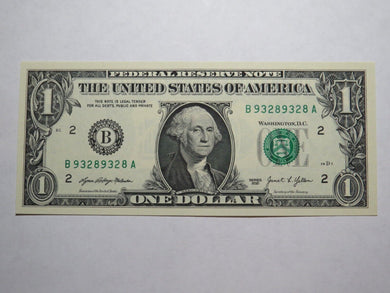 $1 2021 Repeater Serial Number Federal Reserve Currency Bank Note Bill #93289328