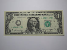 Load image into Gallery viewer, $1 2021 Radar Serial Number Federal Reserve Currency Bank Note Bill UNC 37844873