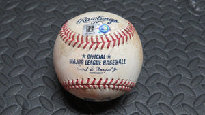 2020 Renato Nunez Baltimore Orioles Game Used Single Baseball! 1B Hit! Brasier