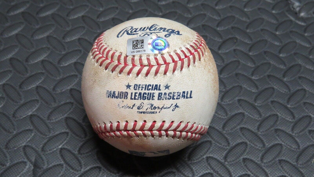 2020 Renato Nunez Baltimore Orioles Game Used Single Baseball! 1B Hit! Brasier