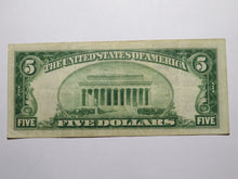 Load image into Gallery viewer, $5 1929 West Englewood New Jersey National Currency Bank Note Bill #12402 VF+