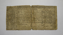 Load image into Gallery viewer, 1774 $1/3 Maryland MD Colonial Currency Bank Note Bill! RARE ISSUE! 