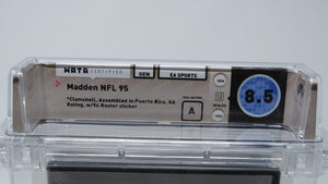 Madden '95 NFL Football Sega Genesis Factory Sealed Video Game Wata Graded 8.5
