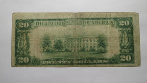 $20 1929 Barnesboro Pennsylvania PA National Currency Bank Note Bill Ch. #5818