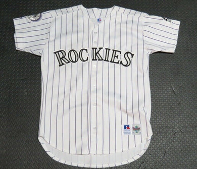 1993 Jerald Clark Colorado Rockies Inaugural Year Game Used Worn Baseball Jersey