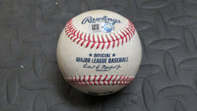 Load image into Gallery viewer, 2020 Renato Nunez Baltimore Orioles Game Used Baseball! Ryan Brasier Red Sox