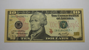 $10 2006 Federal Reserve Bank Star Note Bill Currency Crisp Uncirculated++