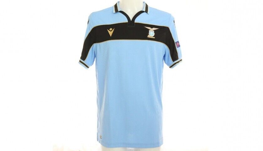 2020-21 Luiz Felipe Ramos Lazio UCL Match Used Worn Soccer Shirt Game Jersey