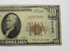 Load image into Gallery viewer, $10 1929 Newport Kentucky KY National Currency Bank Note Bill Charter #2726 Fine