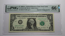 Load image into Gallery viewer, $1 2003 Repeater Serial Number Federal Reserve Currency Bank Note Bill PMG UNC66