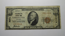 Load image into Gallery viewer, $10 1929 Carrollton Kentucky KY National Currency Bank Note Bill Ch. #3074 FINE+
