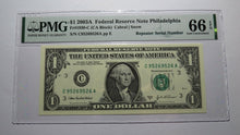Load image into Gallery viewer, $1 2003 Repeater Serial Number Federal Reserve Currency Bank Note Bill PMG UNC66
