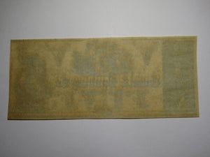 $5 18__ New Orleans Louisiana Obsolete Currency Bank Note Remainder Canal UNC+