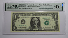 Load image into Gallery viewer, $1 2003A Repeater Serial Number Federal Reserve Currency Bank Note Bill UNC67EPQ