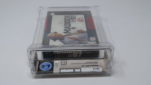 Madden '97 NFL Football Super Nintendo Factory Sealed Video Game Wata Graded 