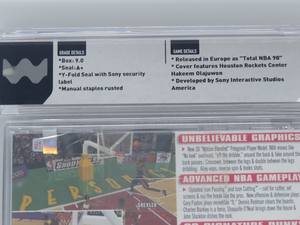 NBA Shootout '98 Sony Playstation Factory Sealed Video Game! Wata 9.0 A+ 1998!