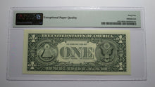 Load image into Gallery viewer, $1 1995 Radar Serial Number Federal Reserve Currency Bank Note Bill PMG UNC65EPQ
