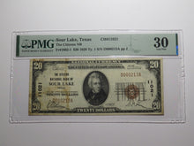 Load image into Gallery viewer, $20 1929 Sour Lake Texas TX National Currency Bank Note Bill Ch. #11021 VF30 PMG