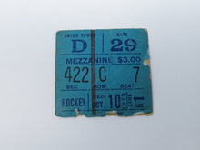 Load image into Gallery viewer, October 10, 1973 New York Rangers Vs. Detroit Red Wings NHL Hockey Ticket Stub