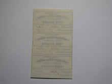 Load image into Gallery viewer, $4 1861 Confederate Bond Coupon Certificate Uncut Sheet Currency Bank Note Bill