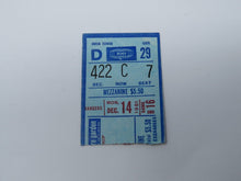 Load image into Gallery viewer, December 14, 1981 New York Rangers Vs Pittsburgh Penguins NHL Hockey Ticket Stub