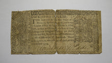 Load image into Gallery viewer, 1774 $1/3 Maryland MD Colonial Currency Bank Note Bill! RARE ISSUE! 