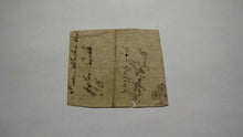 Load image into Gallery viewer, 1761 Ten Shillings North Carolina NC Colonial Currency Bank Note Bill 10s RARE