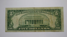 Load image into Gallery viewer, $5 1929 Pleasantville New Jersey NJ National Currency Bank Note Bill `#12510 VF
