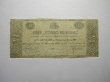 Load image into Gallery viewer, $.12 1838 Black Hole Pennsylvania PA Obsolete Currency Bank Note Lycoming County