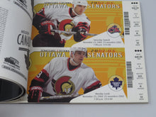 Load image into Gallery viewer, 2002-03 Ottawa Senators Unused Full Regular Season Hockey Ticket Book All Games