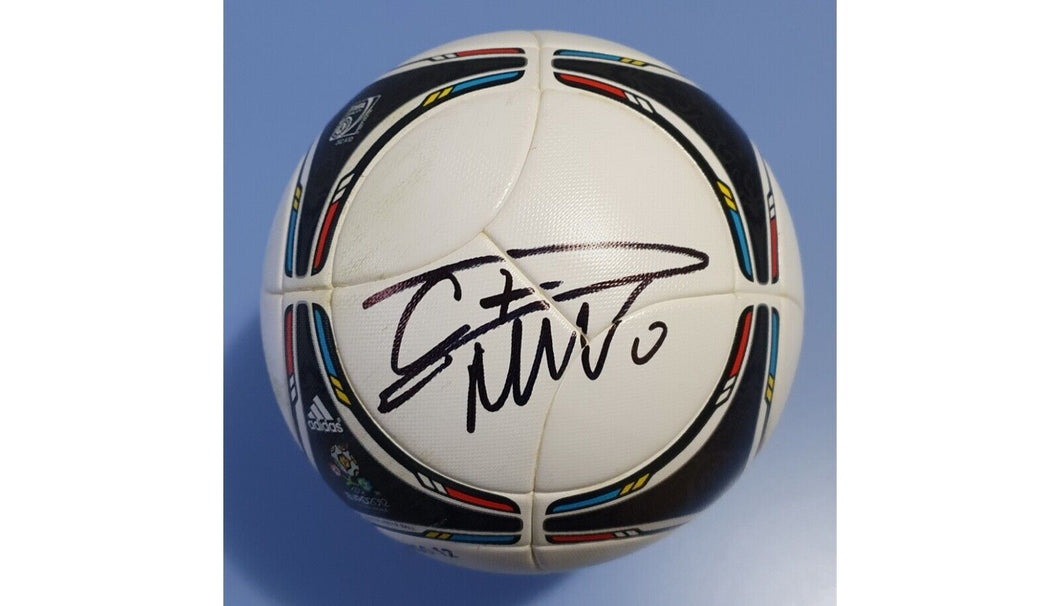 Match Used Portugal Germany UEFA Euro 2012 Soccer Ball! Cristiano Ronaldo Signed
