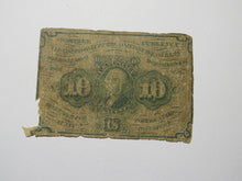 Load image into Gallery viewer, 1863 $.10 First Issue Fractional Currency Obsolete Bank Note Bill 1st Issue
